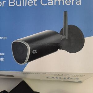 Set of 2 Indoor/ Outdoor Black Bullet  Home Security Camera
